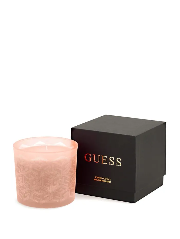 GUESS Home LaserCut G Cube Candle Green 8211 Women