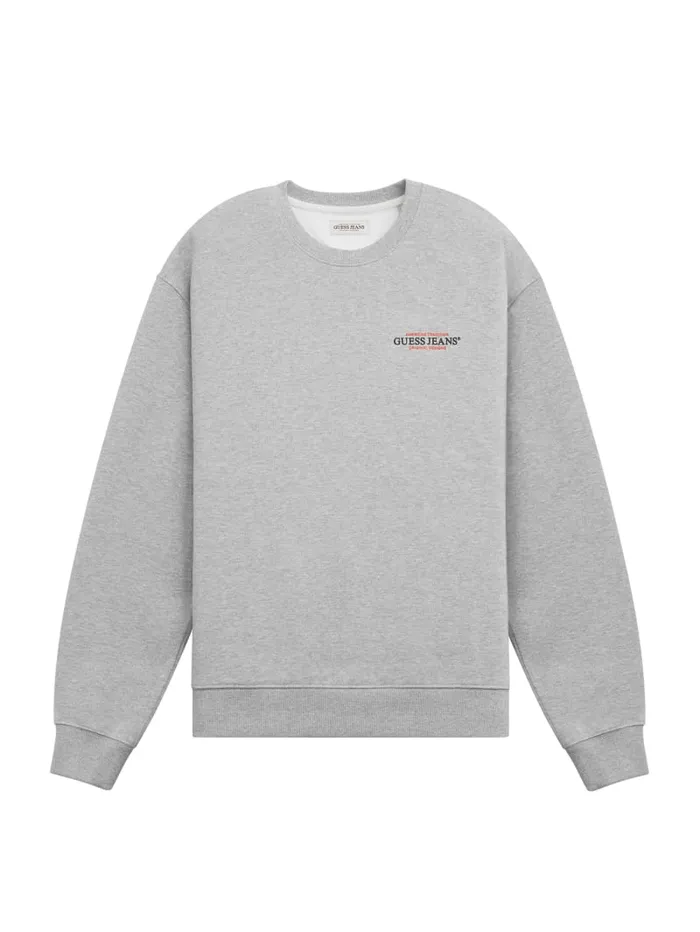 GUESS Hoodies and Sweaters American Tradition Crewneck Sweatshirt Green 8211 Men