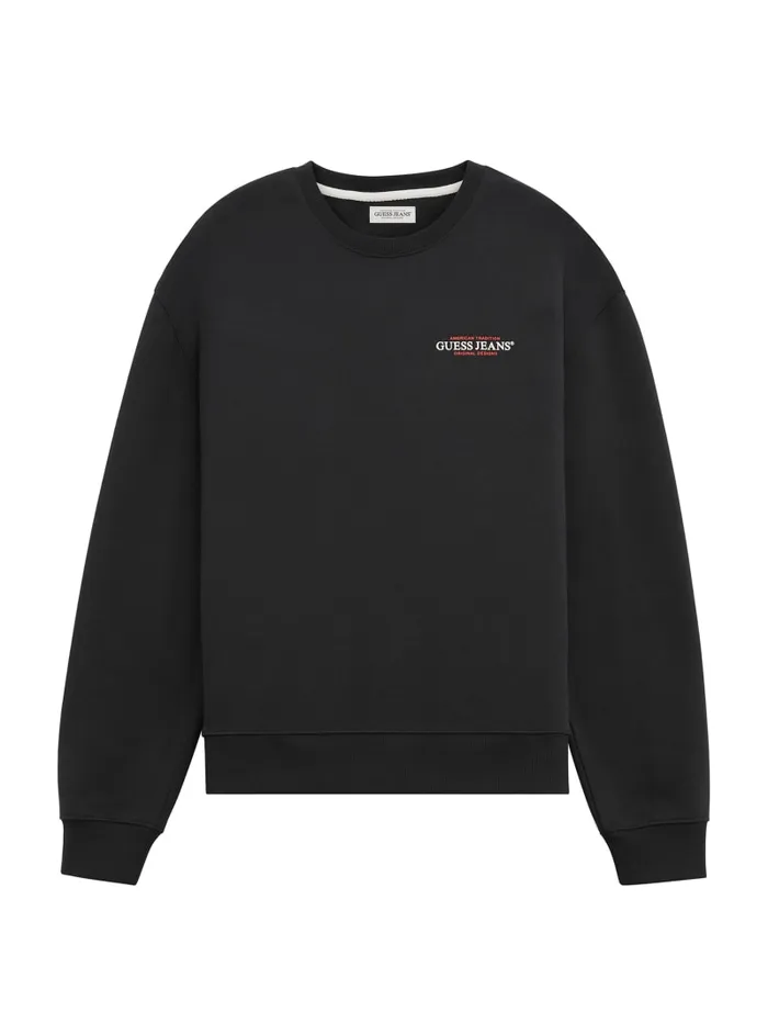 GUESS Hoodies and Sweaters American Tradition Crewneck Sweatshirt Green 8211 Men