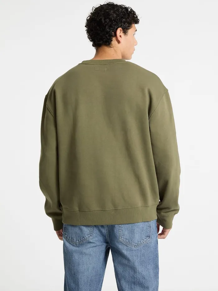 GUESS Hoodies and Sweaters American Tradition Crewneck Sweatshirt Green 8211 Men