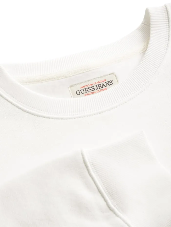 GUESS Hoodies and Sweaters American Tradition Crewneck Sweatshirt Green 8211 Men