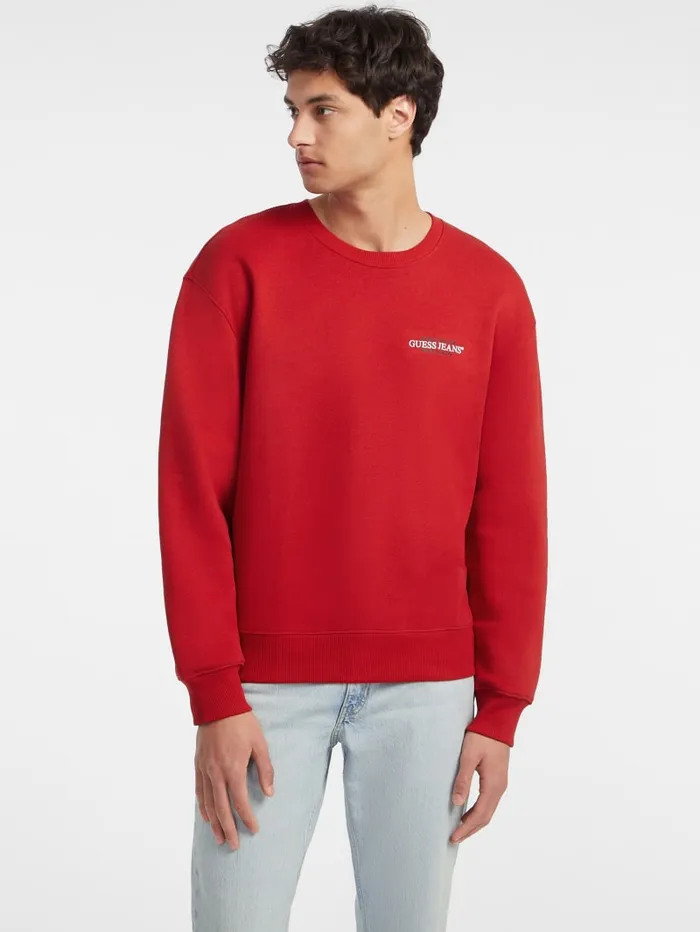 GUESS Hoodies and Sweaters American Tradition Crewneck Sweatshirt Green 8211 Men