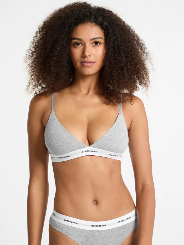 GUESS Intimates Eco Jeans Triangle Bralette Black 8211 Women