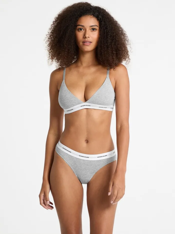 GUESS Intimates Eco Jeans Triangle Bralette Black 8211 Women