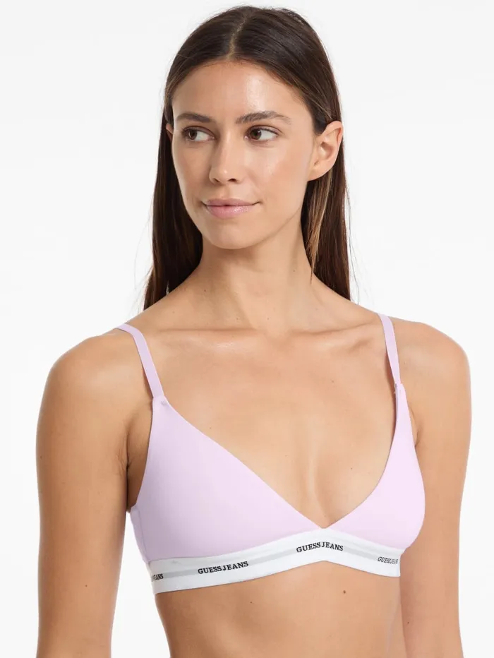 GUESS Intimates Eco Jeans Triangle Bralette Black 8211 Women