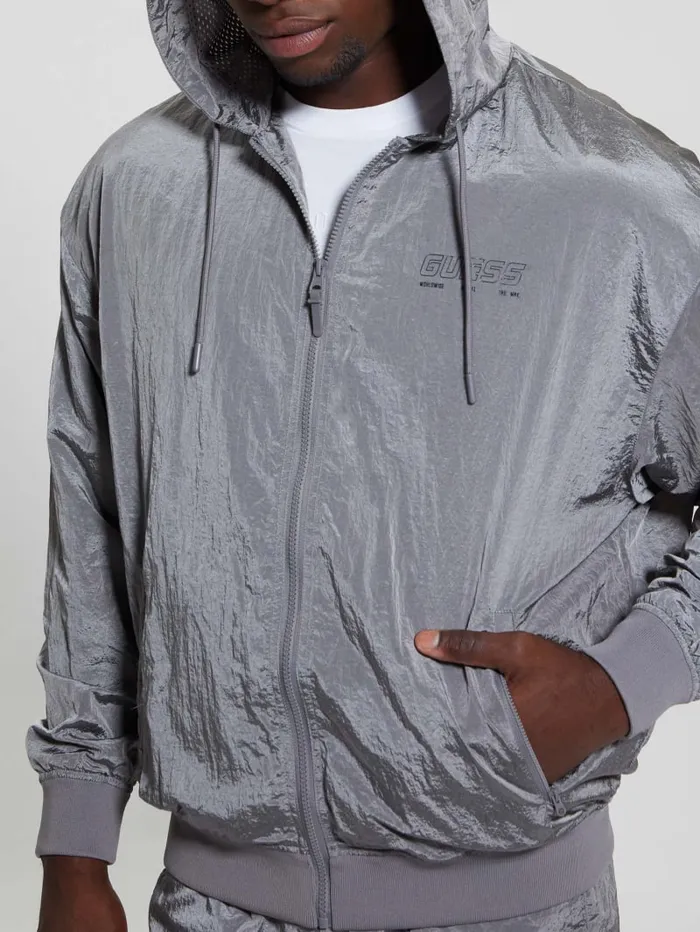 GUESS Jackets and Coats Dionigi ZipUp Jacket Grey 8211 Men
