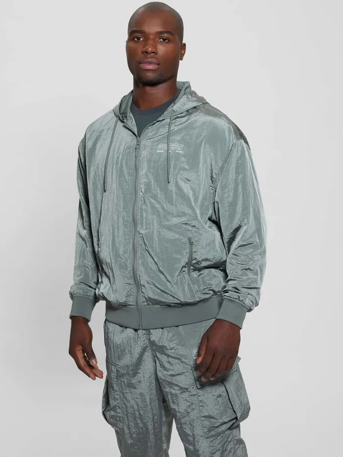 GUESS Jackets and Coats Dionigi ZipUp Jacket Grey 8211 Men