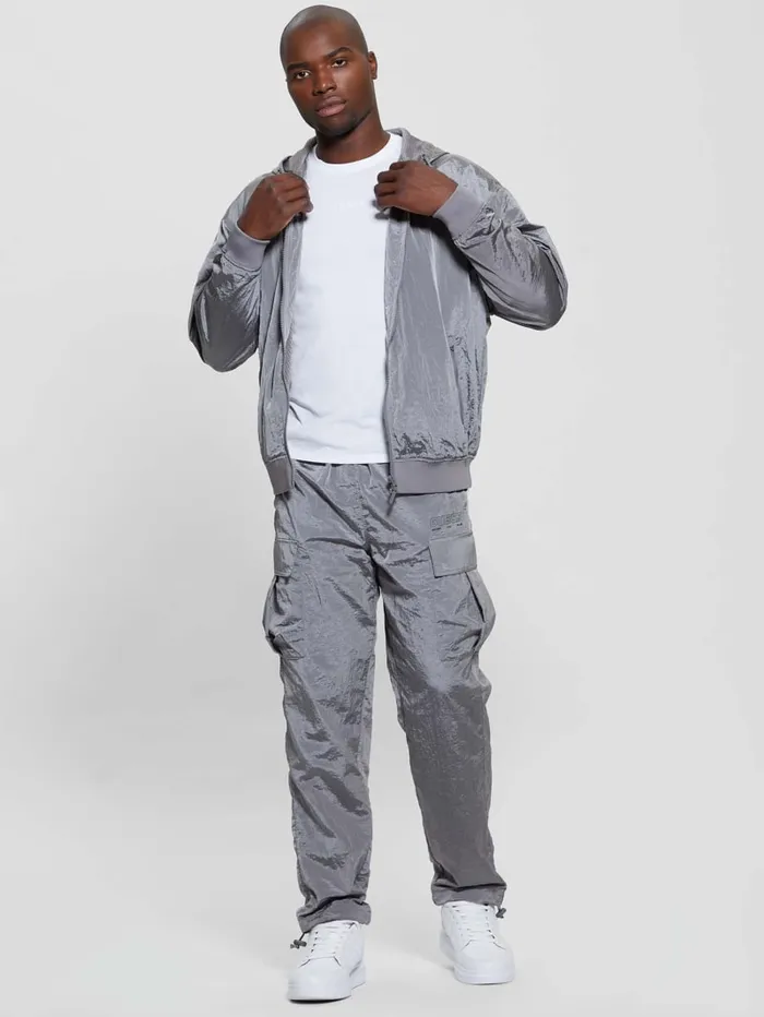 GUESS Jackets and Coats Dionigi ZipUp Jacket Grey 8211 Men