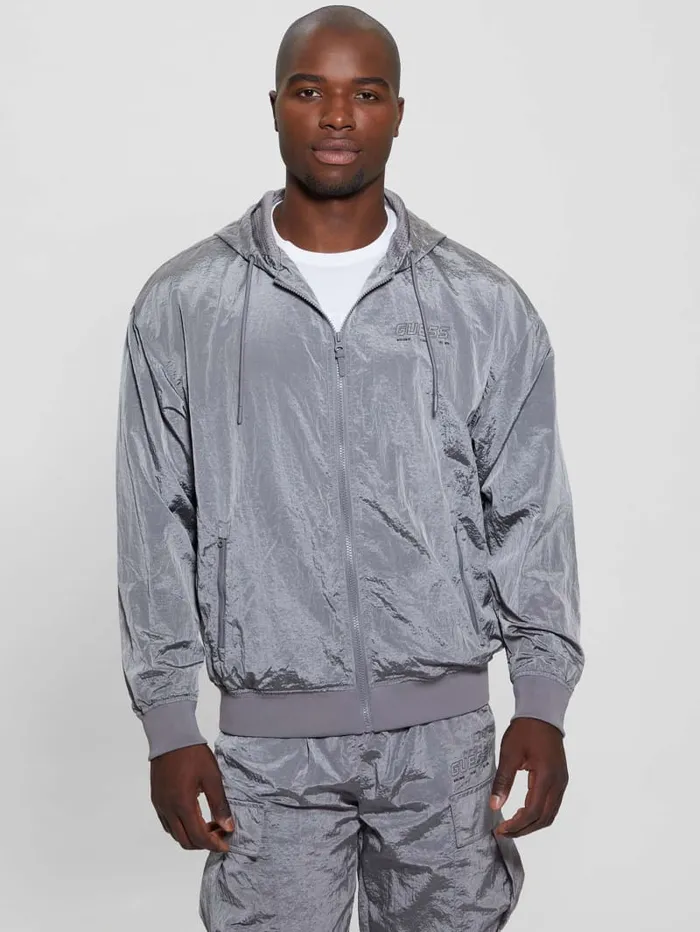 GUESS Jackets and Coats Dionigi ZipUp Jacket Grey 8211 Men
