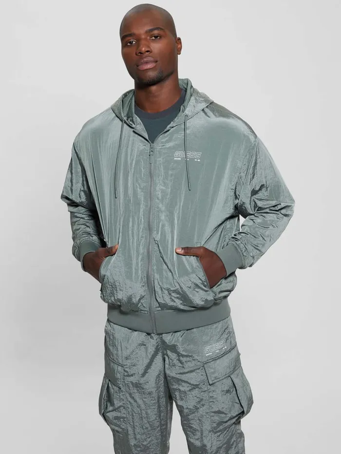 GUESS Jackets and Coats Dionigi ZipUp Jacket Grey 8211 Men
