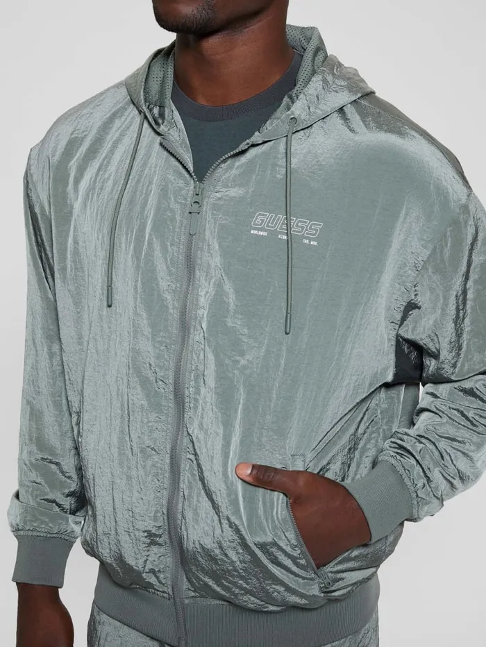 GUESS Jackets and Coats Dionigi ZipUp Jacket Grey 8211 Men