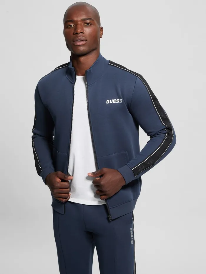 GUESS Jackets and Coats Eco Mickey Zip Sweatshirt Black 8211 Men