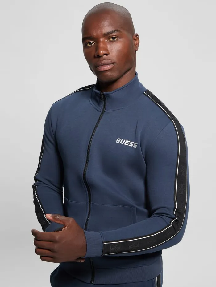 GUESS Jackets and Coats Eco Mickey Zip Sweatshirt Black 8211 Men