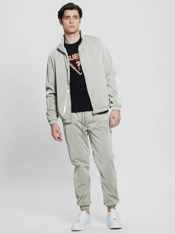 GUESS Jackets and Coats Franzis Coated Jacket Grey 8211 Men