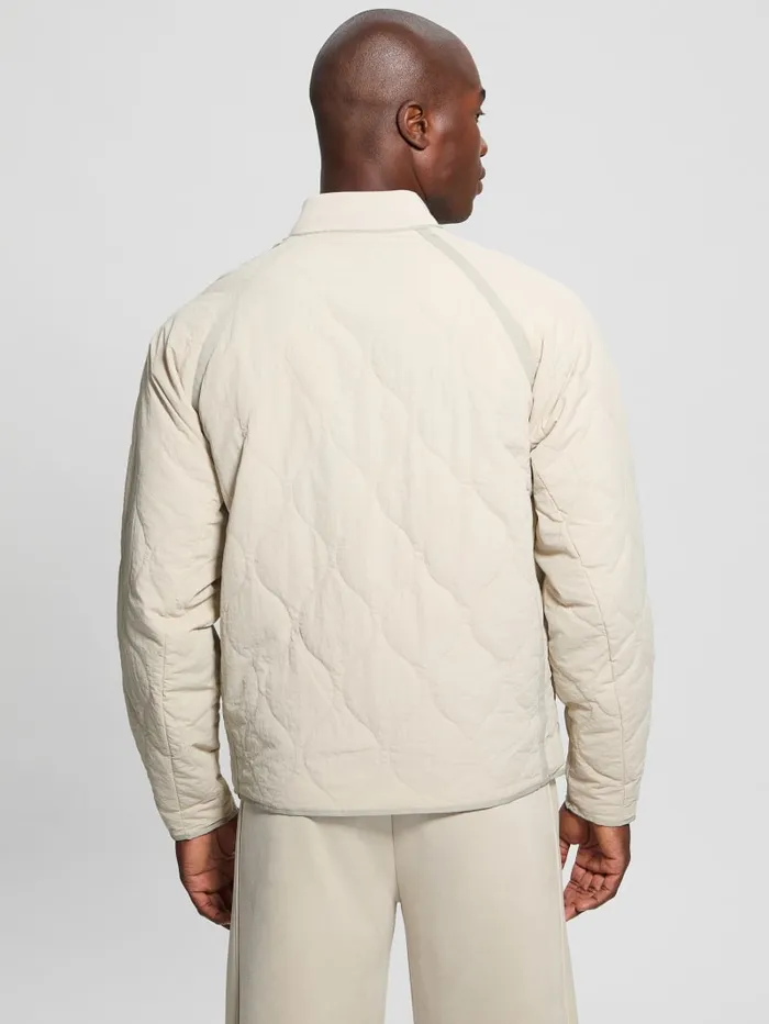 GUESS Jackets and Coats Jareth Quilted Jacket Beige 8211 Men
