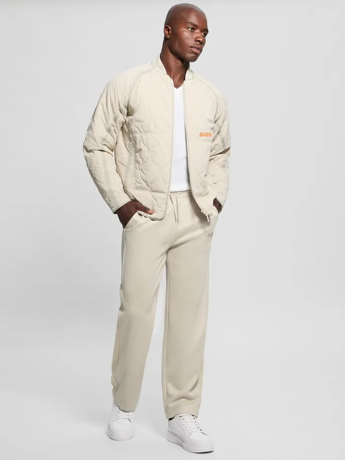 GUESS Jackets and Coats Jareth Quilted Jacket Beige 8211 Men
