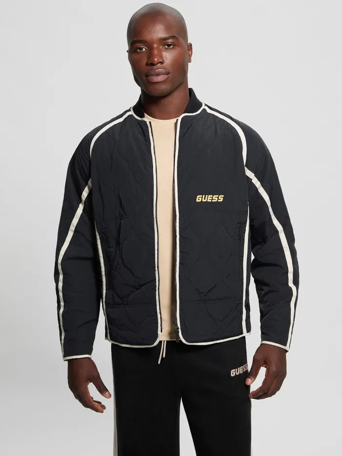GUESS Jackets and Coats Jareth Quilted Jacket Beige 8211 Men