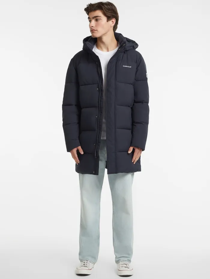 GUESS Jackets and Coats MidLength Puffer Jacket Beige 8211 Men