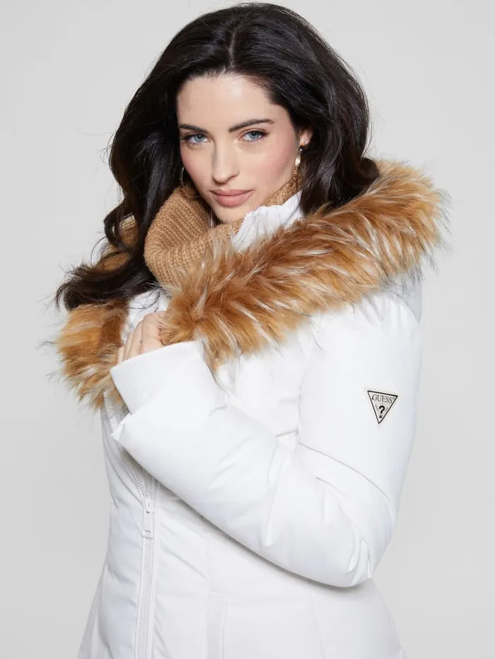 GUESS Jackets and Coats MidLength Puffer Jacket Black 8211 Women