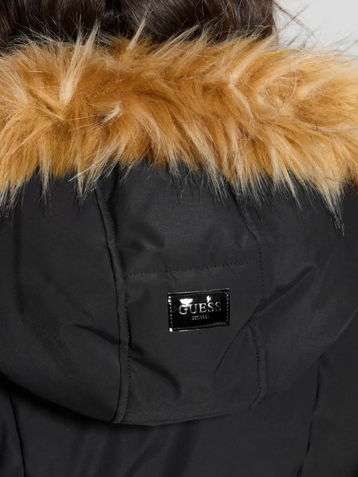 GUESS Jackets and Coats MidLength Puffer Jacket Black 8211 Women