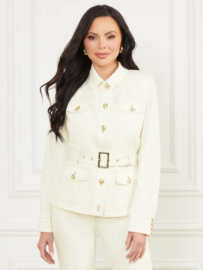 GUESS Jackets Maya Jacket White 8211 Women