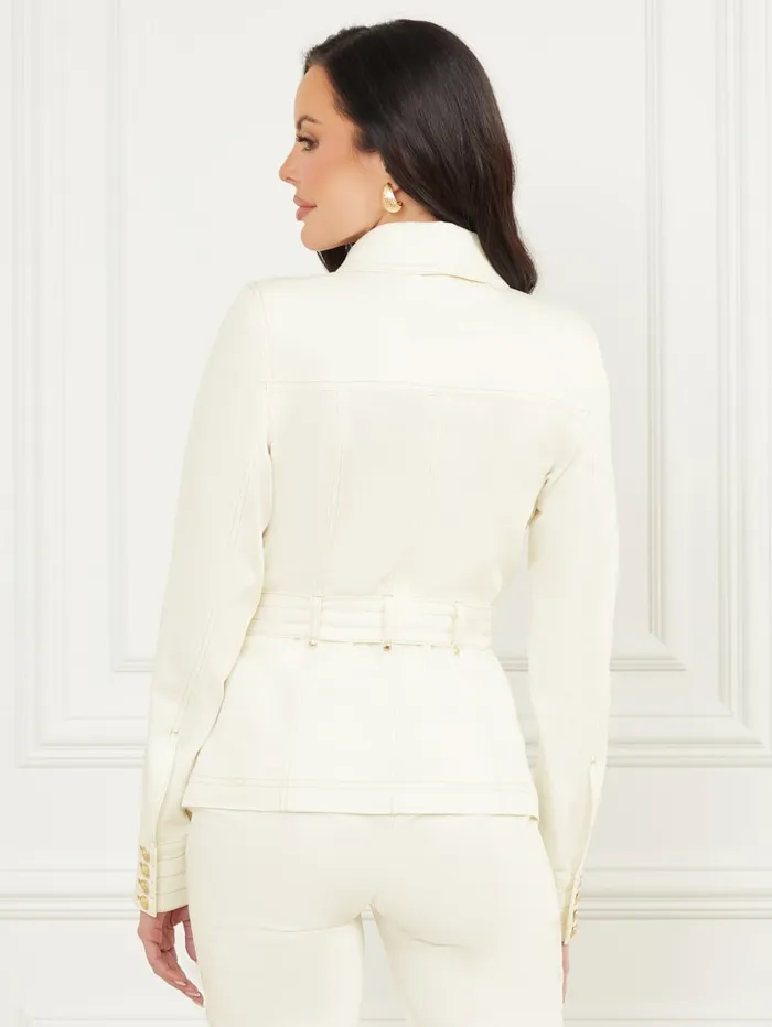 GUESS Jackets Maya Jacket White 8211 Women
