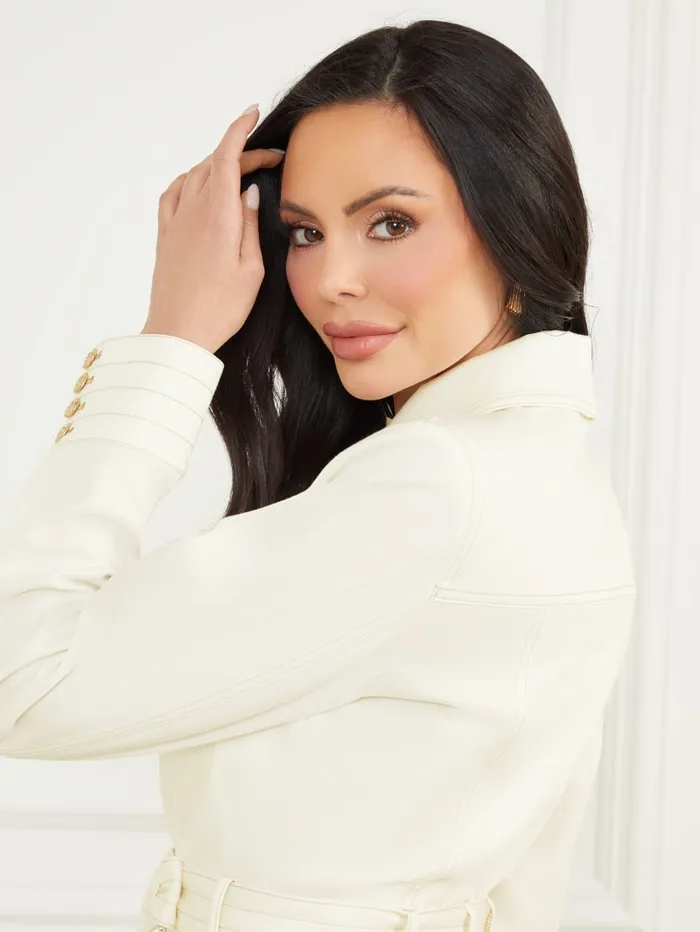 GUESS Jackets Maya Jacket White 8211 Women