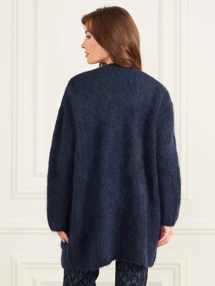 GUESS Jackets Michaela AlpacaBlend Cardigan Blue 8211 Women