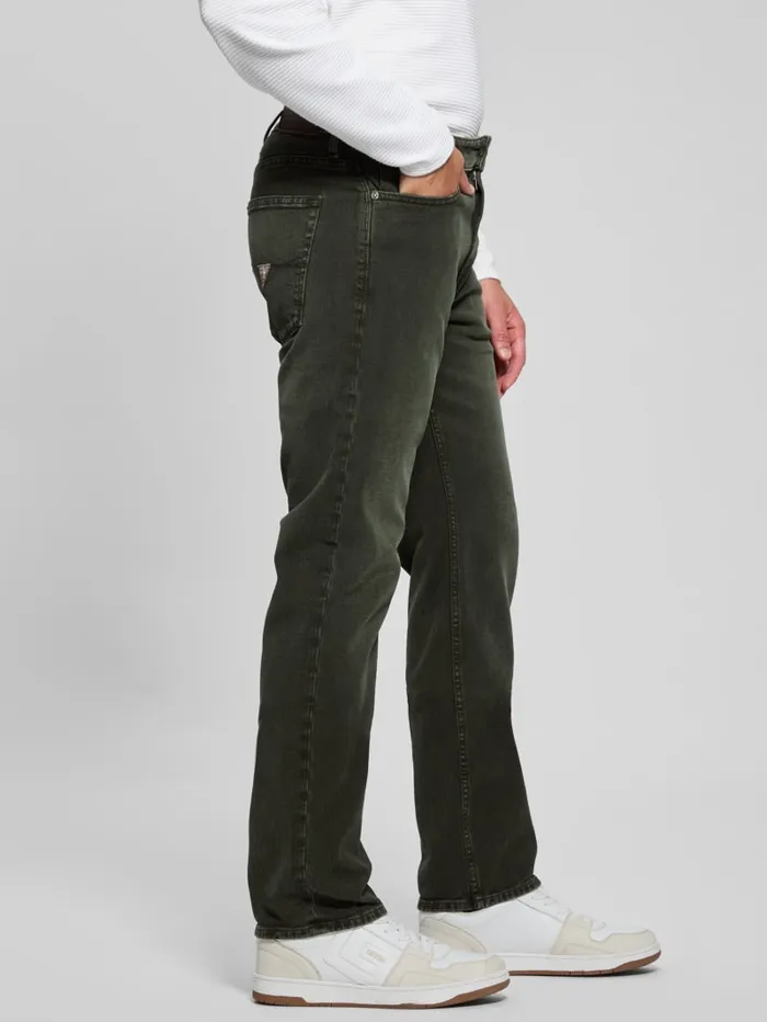 GUESS Jeans and Denim Davis Straight Jeans Beige 8211 Men