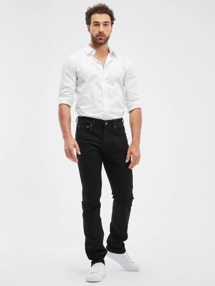 GUESS Jeans and Denim Eco Straight Jeans Black 8211 Men