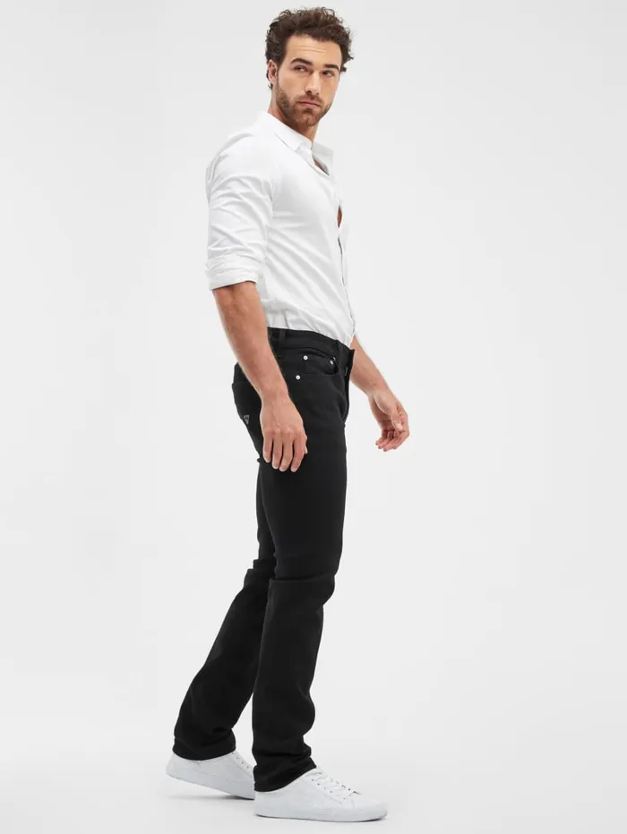 GUESS Jeans and Denim Eco Straight Jeans Black 8211 Men