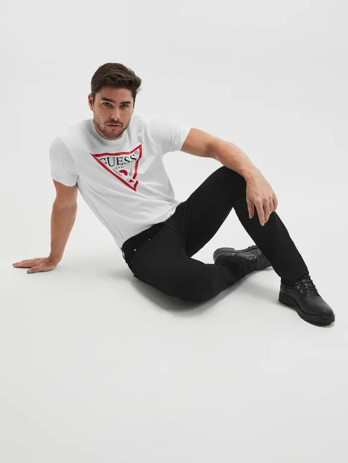 GUESS Jeans and Denim Eco Straight Jeans Black 8211 Men