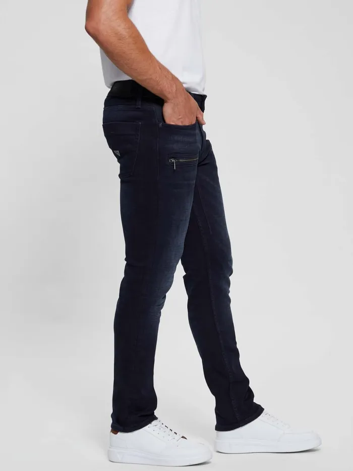 GUESS Jeans and Denim Finnley Straight Denim Jeans Blue 8211 Men