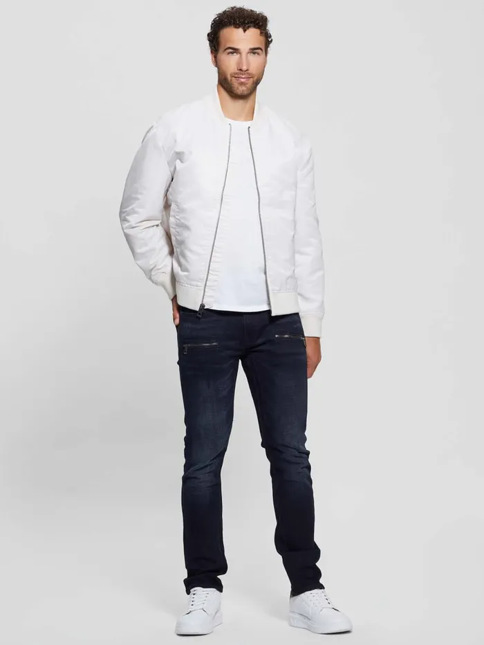 GUESS Jeans and Denim Finnley Straight Denim Jeans Blue 8211 Men