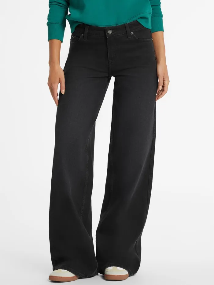 GUESS Jeans and Denim G11 WideLeg Jeans Black 8211 Women