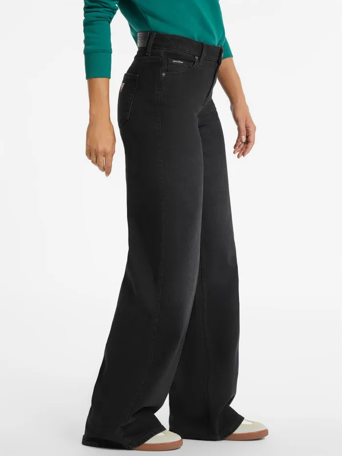 GUESS Jeans and Denim G11 WideLeg Jeans Black 8211 Women