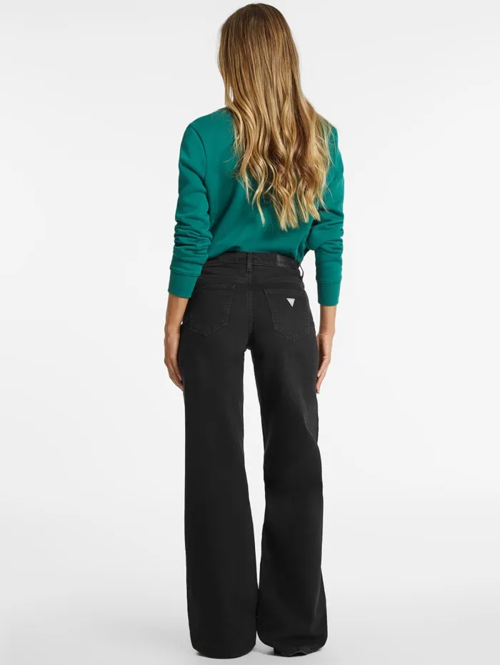 GUESS Jeans and Denim G11 WideLeg Jeans Black 8211 Women