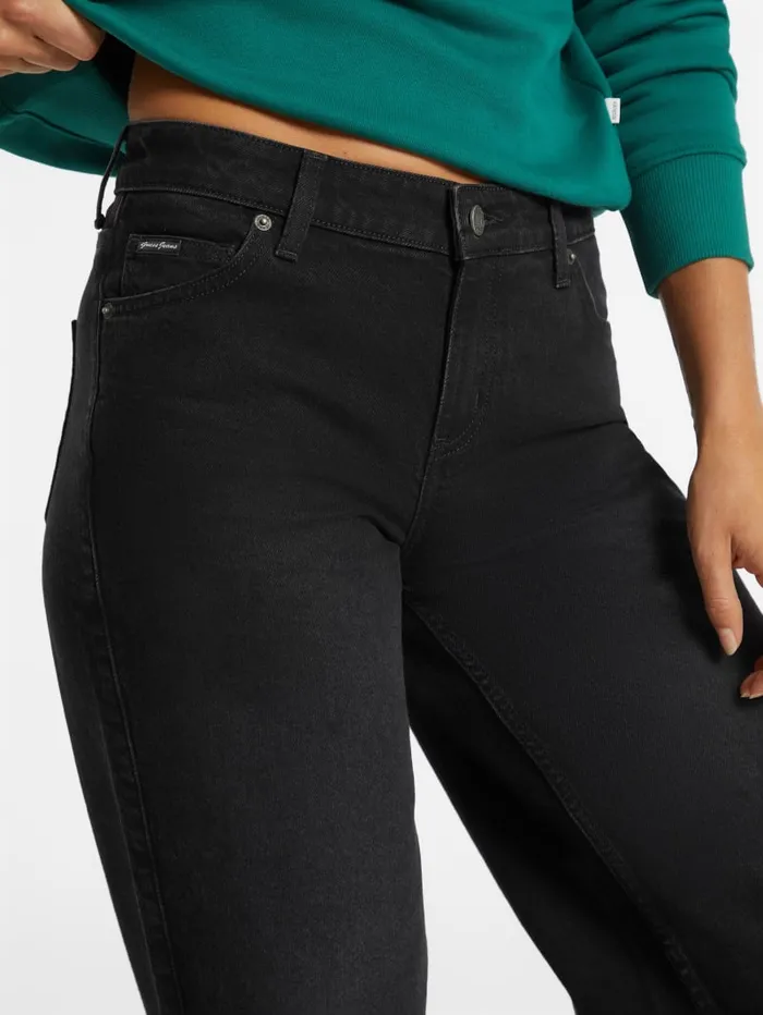 GUESS Jeans and Denim G11 WideLeg Jeans Black 8211 Women