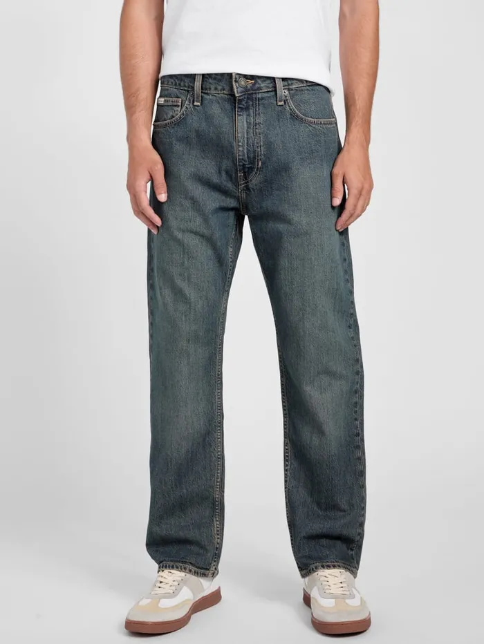 GUESS Jeans and Denim G16 Straight Jeans Blue 8211 Men