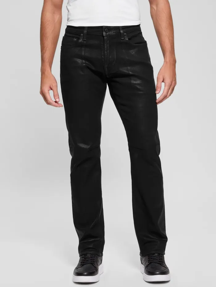 GUESS Jeans and Denim Mateo Straight Jeans Brown 8211 Men