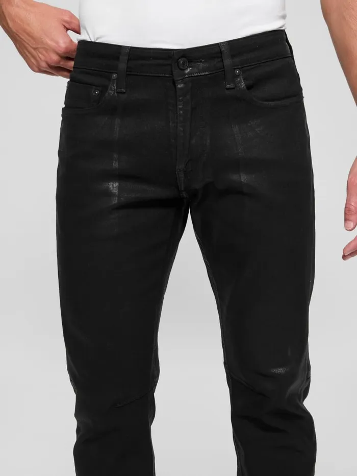 GUESS Jeans and Denim Mateo Straight Jeans Brown 8211 Men
