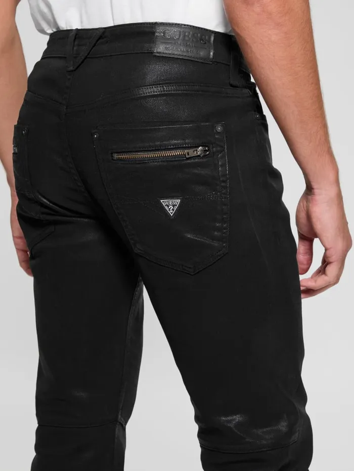 GUESS Jeans and Denim Mateo Straight Jeans Brown 8211 Men