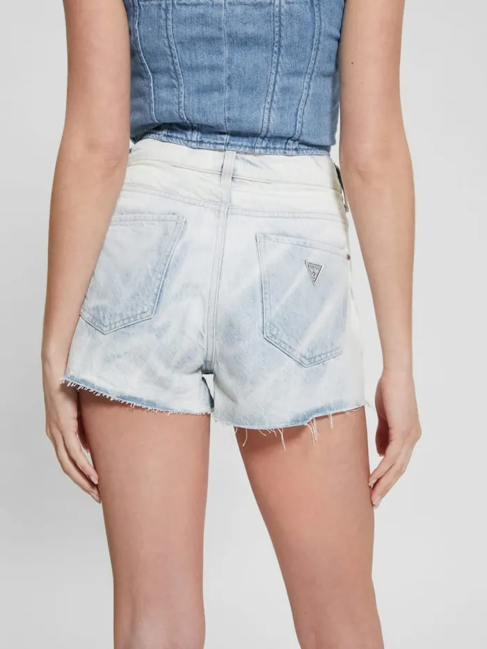 GUESS Jeans and Denim Mom Rhinestone Shorts Blue 8211 Women