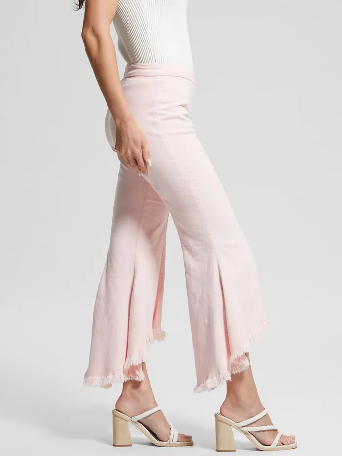 GUESS Jeans and Denim Sofia 1981 HighRise Flared Jeans Pink 8211 Women