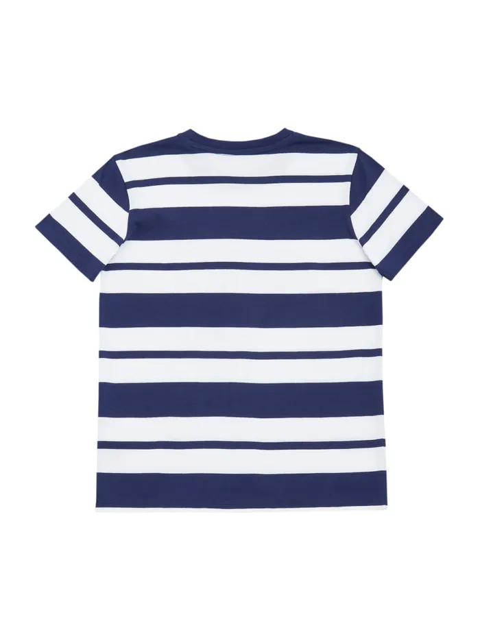 GUESS Little Boy 2 7 Eco Striped Tee 416 Blue 8211 Kids