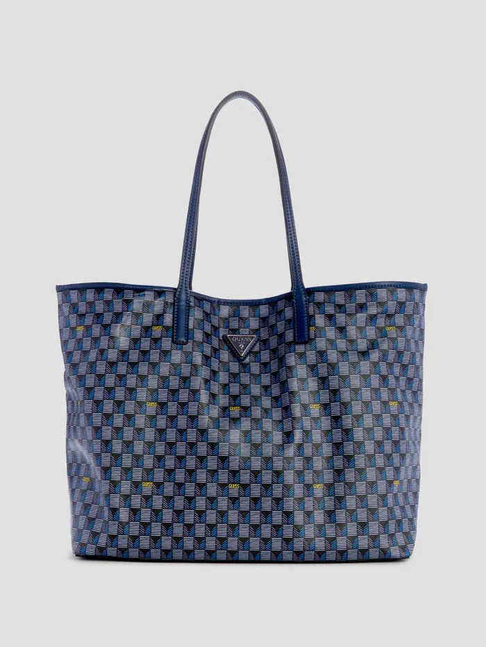 GUESS Logo Bags G Wave Large Tote Set Pink 8211 Unisex