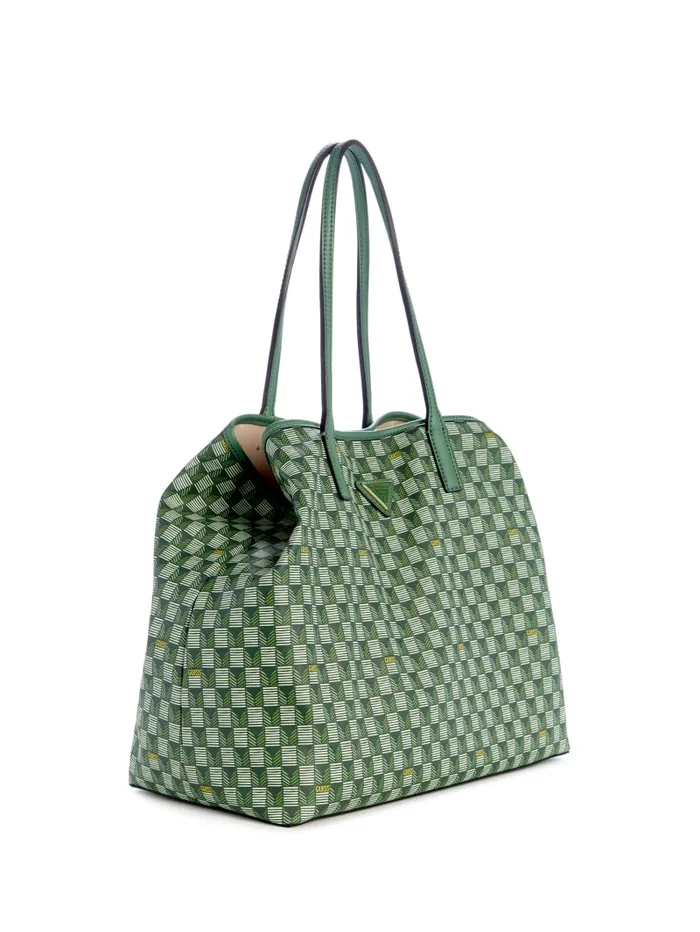 GUESS Logo Bags G Wave Large Tote Set Pink 8211 Unisex