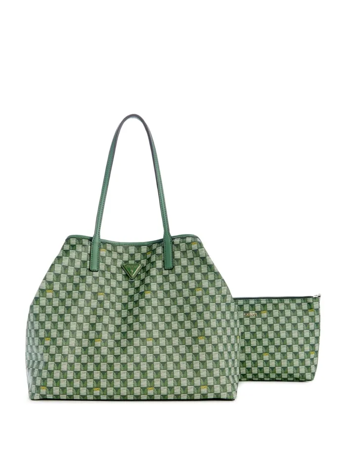 GUESS Logo Bags G Wave Large Tote Set Pink 8211 Unisex