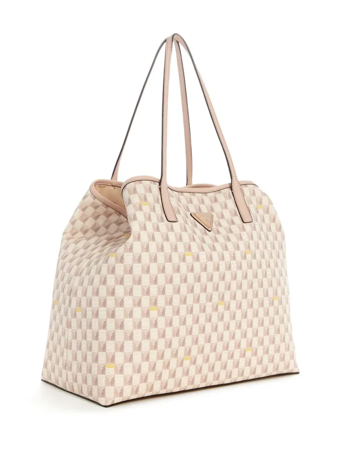 GUESS Logo Bags G Wave Large Tote Set Pink 8211 Unisex
