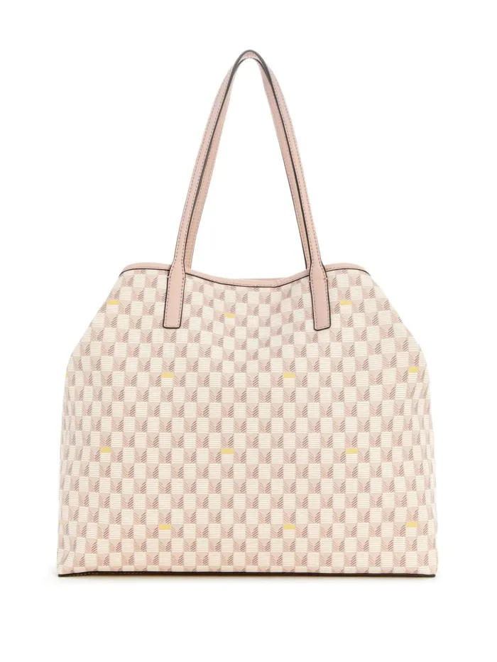 GUESS Logo Bags G Wave Large Tote Set Pink 8211 Unisex